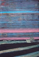 Schiffe, 2009, ca. 90 x 60, Acryl auf Papier